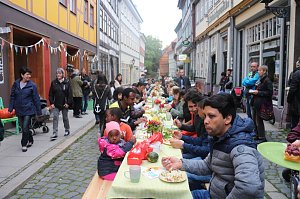 Essen der Kulturen in der Kurzen Meile