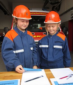 am Wochenende stellten sich Mitglieder verschiedener Jugendfeuerwehren der Pr&uuml;fung des  Leistungsabzeichens der Th&uuml;ringer Jugendfeuerwehr f&uuml;r die Altersklasse 6-9 Jahre in Silber