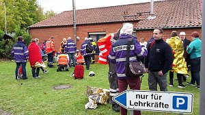 Notfalldarsteller aus Sondershausen in Hessen im Einsatz