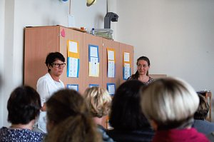 Sabine Schr&ouml;der (links); Daniela Winkelmann (rechts) 