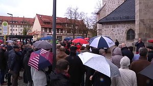 Luther-Denkmal vor der Blasii-Kirche eingeweiht
