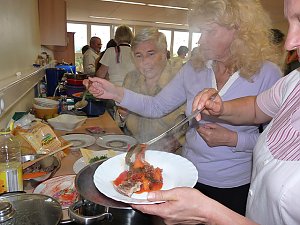 Kochshow der Migranten