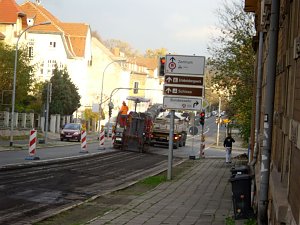 Reparaturarbeiten in Sondershausen