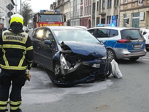 Unfall auf der Kreuzung