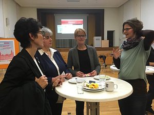 Lockeres Netzwerken beim New Work Meetup