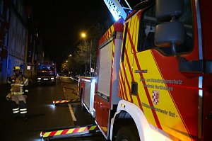 Dachstuhlbrand Cohn-Stra&szlig;e/Kunze-Stra&szlig;e