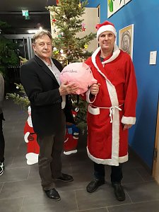 In Bad Frankenhausen steppte Weihnachtsmann