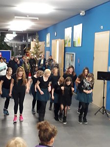 In Bad Frankenhausen steppte Weihnachtsmann