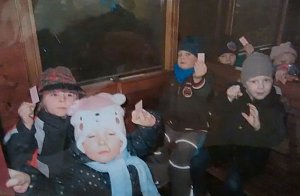 Mit dem "Nikolausexpress" unterwegs