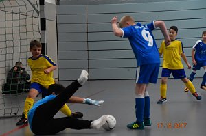 Wackers E1 bei der Futsal-Kreismeisterschaft