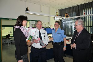 DRK und Polizei besucht