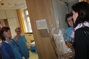 Weihnachtsbesuche in den DRK-Krankenh&auml;usern