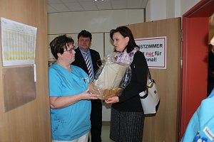 Weihnachtsbesuche in den DRK-Krankenh&auml;usern