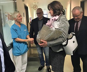 Weihnachtsbesuche in den DRK-Krankenh&auml;usern