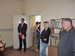 PC-&Uuml;bergabe an Grundschule Heldrungen