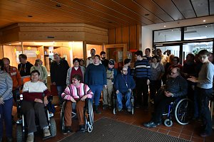 Sternsinger zu Gast in der Hauptwerkstatt der Lebenshilfe