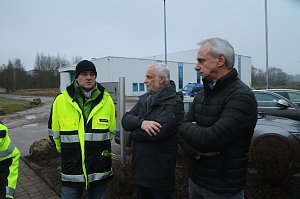 Gefahrgutzug des Landkreises im Einsatz