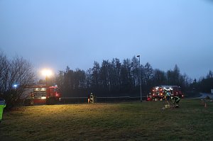 Gefahrgutzug des Landkreises im Einsatz
