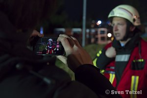 Gefahrgutzug des Landkreises im Einsatz