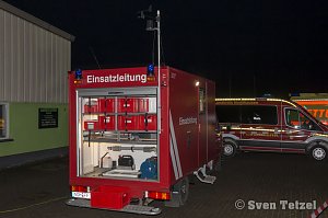 Gefahrgutzug des Landkreises im Einsatz