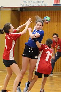 Vom weiblichen Handballnachwuchs des Nordhäuser SV