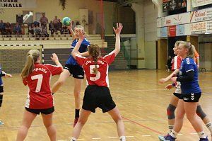 Vom weiblichen Handballnachwuchs des Nordhäuser SV