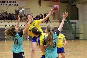 Vom weiblichen Handballnachwuchs des Nordhäuser SV