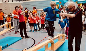 16. Kindergartensporttag in der Wiedigsburghalle Nordhausen