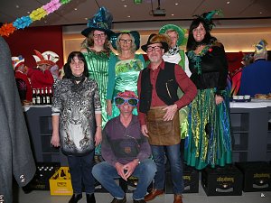 Empfang im Foyer am Rosenmontag