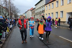 Rosenmontagsumzug in Sondershausen (1)