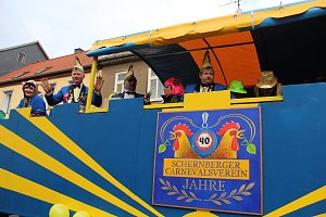 Rosenmontagsumzug in Sondershausen (1)