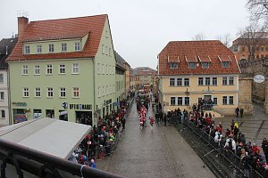 Rosenmontagsparty auf dem Markt Sondershausen