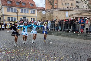 Rosenmontagsparty auf dem Markt Sondershausen