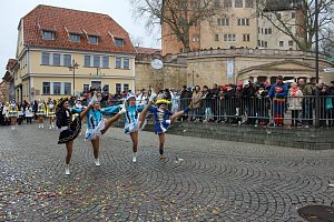 Rosenmontagsparty auf dem Markt Sondershausen