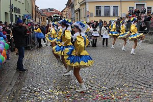 Rosenmontagsparty auf dem Markt Sondershausen