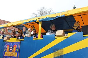 Rosenmontagsparty auf dem Markt Sondershausen