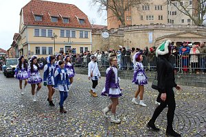 Rosenmontagsparty auf dem Markt Sondershausen