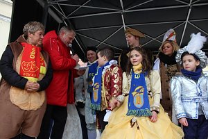 Rosenmontagsparty auf dem Markt Sondershausen