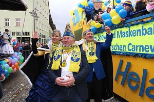 Rosenmontagsparty auf dem Markt Sondershausen