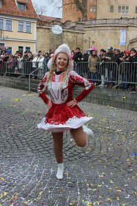 Rosenmontagsparty auf dem Markt Sondershausen