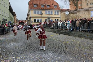 Rosenmontagsparty auf dem Markt Sondershausen