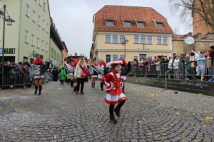 Rosenmontagsparty auf dem Markt Sondershausen