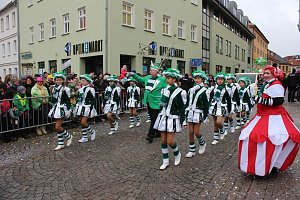 Rosenmontagsparty auf dem Markt Sondershausen