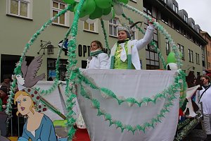 Rosenmontagsparty auf dem Markt Sondershausen