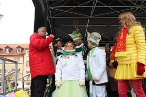 Rosenmontagsparty auf dem Markt Sondershausen