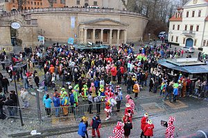 Rosenmontagsparty auf dem Markt Sondershausen