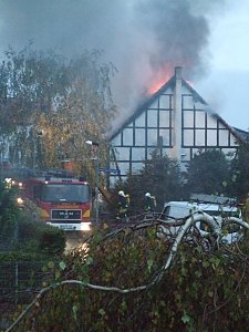 Scheunenbrand in Herrmannsacker