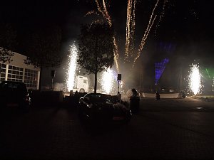 Auch am Himmel angekommen