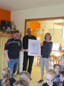 Bewegungsfreundliche Kinderg&auml;rten gek&uuml;hrt