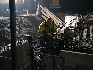 Nachtarbeit zwischen Nordhausen und Werther